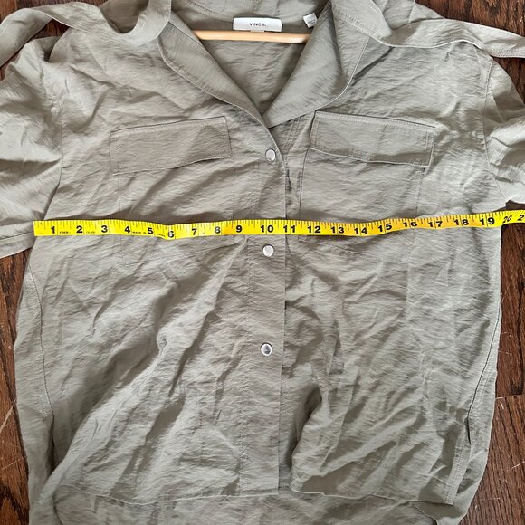 Soft Utility Long-Sleeve Blouse - light sea fern (light olive green) - Picture 5 of 5